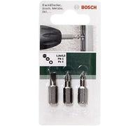 Bosch Accessories 2609255974 Set de 3 embouts de vissage courts qualité standard Plat 5,5 + PH1 + PZ1