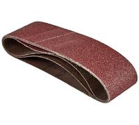 Bosch Accessories 2609256182 Set de 3 rubans abrasifs pour Ponceuse à ruban 40 x 303 mm Grain 60