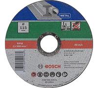 Bosch Accessories 2609256311 Disque à tronçonner à moyeu déporté pour Métaux Diamètre 115 mm Diamètre d'alésage 22/23 Epaisseur