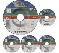 Bosch Accessories 2609256313 Disque à tronçonner à moyeu déporté pour Métaux Diamètre 230 mm Diamètre d'alésage 22/23 Epaisseur 3mm (Lot de 5)