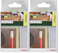 Bosch Accessories 2609256347 Abrasifs sur Non tissé et sur Mousse Bloc Standard abrasif 69 x 97 x 26 Grain Fin (Lot de 2)