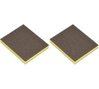 Bosch Accessories 2609256350 Abrasifs sur Non tissé et sur Mousse Eponge Abrasive pour Arrondis 68 x 120 x 13 Grain Fin (Lot de 2)