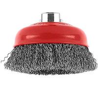 Brosse boisseau à fils ondulés, Ø 100 mm M14