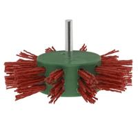Bosch Accessories 2609256543 Brosse à lamelle pour Perceuse Fils nylon et abrasif corindon 6 x 100 mm