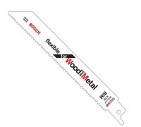 Bosch Accessories 2609256711 Jeu de 2 lames de scie sabre BIM 131 mm pour Tôles