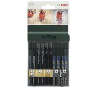 Bosch Accessories 2609256776 Jeu de lames pour Scie sauteuse 10 pièces