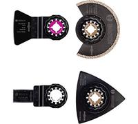 Bosch Accessories 2609256978 Set de carrelage 4 pièces "Le Sanitaire - Carreleur" accessoires Starlock