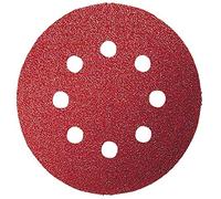Feuille abrasive pour ponceuse excentrique avec bande auto-agrippante, perforé Bosch Accessories 2609256A18 Grain 120 (Ø) 115 mm