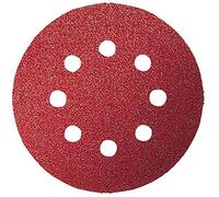 Bosch Accessories 2609256A22 Feuilles abrasives pour Ponceuses excentriques Diamètre 125 mm 8 trous Grain 40 Lot de 5 feuilles
