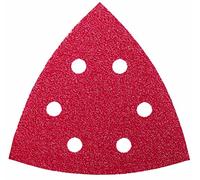 Feuille abrasive Delta avec bande auto-agrippante, perforé Bosch Accessories 2609256A48 Grain 40 Cote d'encoignure 93 mm 5 pc(s) C96035