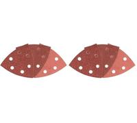 Bosch Accessories 2609256A54 Feuilles abrasives pour Ponceuses Delta Diamètre 93 mm Nombre de trous 6 Grain 240/2 feuilles 60 grain/2 feuilles grain 120/2 feuilles grain 240 (Lot de 2)