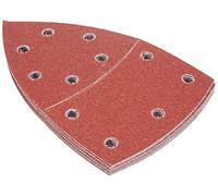 Bosch Accessories 2609256A64 Feuilles abrasives pour Ponceuses Multi 102 x 62,93 Nombre de trous 11 Grain 120 Lot de 10 feuilles
