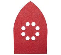 Bosch Accessories 2609256A76 Feuilles abrasives pour Ponceuses Multi 100 x 170 Nombre de trous 4 Grain 120 Lot de 5 feuilles