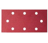 Bosch Accessories 2609256B06 Feuilles abrasives pour Ponceuses vibrantes AEG et Black + Decker 93 x 230 Nombre de trous 8 Grain 240 Lot de 10 feuilles