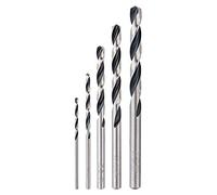 Bosch Accessories 260925C137 5 Embouts de vissage et de Douilles Coffret de forets hélicoïdaux HSS (métal et Bois, Accessoires pour perceuse)