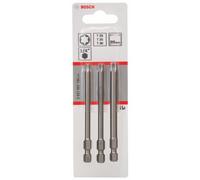 Bosch Accessories 3 Pièces Jeu de Embouts de Vissage Courts Qualité Extra-Dure, T Séries, 89mm Longueur