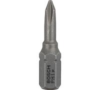 Bosch Embouts de tournevis PH1 25 mm extra-durs – Lot de 3 – 2607001508