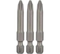 Bosch Accessories 3 Pièces Jeu de Embouts de Vissage Extra Dure pour Vis Cruciformes, PH2 Epaisseur, 49mm Longueur