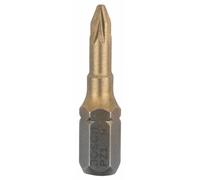 Bosch Accessories 3 Pièces Jeu de Embouts de Vissage Max Grip pour Vis Pozidriv, PZ1 Epaisseur, 25mm Longueur
