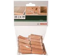 Bosch Accessories 30 pièces tourillons en hêtre 10 x 40 mm