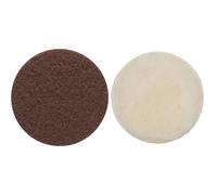 Bosch Accessories 5x Disques abrasifs non-tissés Expert N880 (pour Tôles en acier, Ø 150 mm, Grain 280, Accessoire Ponceuse excentrique) + 3608610000 Disque de polissage 160 mm, Multicolor