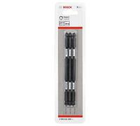 Bosch Accessories Accessories 2608522359 Jeu de 3 tournevis Pozidriv avec commande à impact 3 embouts PZ2-PZ2 Longueur 150 mm, Framboise