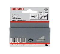 Agrafes à fil fin type 59, 10,6 x 0,72 x 10 mm, 1000 pièces Bosch 2609200241