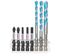 Bosch Assortiment de 8 embouts et forets de précision Impact Control – Pick and Click – 260925C159