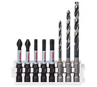 Bosch Accessories Assortiment de 8 embouts de vissage et de forets aux métaux/à bois Impact Control de Bosch Professional (Pick and Click, accessoires pour visseuse à percussion et perceuse sans fil)