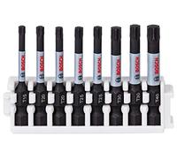 Bosch Accessories Assortiment de 8 embouts de vissage Impact Control de Bosch Professional (Pick and Click, accessoires pour visseuse à percussion)