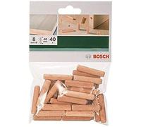 Sachet de 40 chevilles à bois 8mm Bosch 2609255311