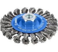Bosch Accessories brosse circulaire 1 pièce pour meuleuses angulaires droites à filetage M 10 ou M 14 2608622059