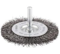 Bosch Accessories Brosse Circulaire à Fils d’Acier Ondulés 0.2mm, 4500 Tr/Min, 10mm Largeur, 75mm Diamètre