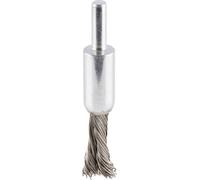 Bosch 1x Brosse pinceau PRO Stainless Steel Longlife, fils torsadés pour emmanchement cylindrique 6 mm et perceuse (Ø 10 mm, Professional Accessoire Perceuses/visseuses rotatives)