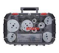 Bosch Accessories Coffret de 11 Scies Trépan Progressor for Wood & Metal Set Installations Électriques (pour bois et métal, Ø 25-86 mm, Accessoire pour Perceuses)