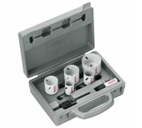 Bosch Accessories Coffret de 6 Scies Trépan HSS BiM Progressor for Wood & Metal Set Installations Sanitaires (pour l'acier inoxydable et métal, Ø 20-64 mm, Accessoire pour Perceuses)