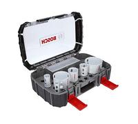 Bosch Accessories Coffret de 9 Scies Trépan Progressor for Wood & Metal Set Installations Électriques (pour bois et métal, Ø 19-83 mm, Accessoire pour Perceuses)