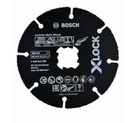 Bosch Accessories Disque à Tronçonner (pour le bois et les matières plastiques, X-LOCK, Ø 115 mm, Alésage : 22,23 mm, Épaisseur : 1 mm)