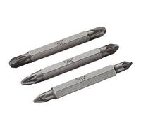 Bosch Accessories Embouts de Tournevis Doubles, pour PZ1/PZ2/PZ3, 60mm, Lot de 3