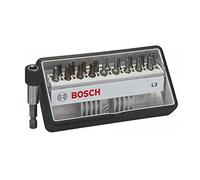 Bosch Accessories embouts de vissage courts qualité extra-dure Robust line, set de 18 pièces + 1 (L) longueur 25 mm 2607002569