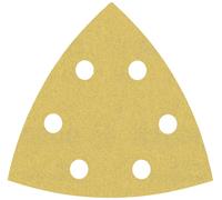 Bosch 5x Expert C470 Schleifpapier (für Hartholz, Farbe auf Holz, 93x93 mm, Körnung 180, Professional Zubehör Deltaschleifer)