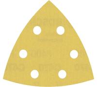 Bosch Accessories EXPERT C470 2608900831 Feuille abrasive Delta perforé Grain 400 (L x l) 93 mm x 93 mm 5 pc(s)