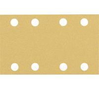 BOSCH Feuille abrasive EXPERT C470 a 8 trous, 80 x 133 mm, G 100, 10 pieces 2608900880
