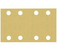 Bosch 10x Schleifpapier Expert C470 mit 8 Löchern (für Hartholz, Farbe auf Holz, 80x133 mm, Körnung 180, Professional Zubehör Schwingschleifer)