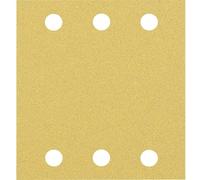 Bosch Accessories EXPERT C470 2608900892 Papier abrasif pour ponceuse vibrante perforé Grain 80 (L x l) 115 mm x 107 mm 10 pc(s)