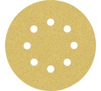 50 disques abrasifs BOSCH pour ponceuse excentrique 8T Ø125mm