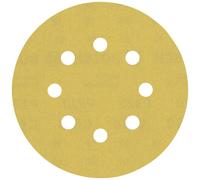BOSCH Feuille abrasive EXPERT C470 a 8 trous, 125 mm, G 320, 50 pieces 2608900915
