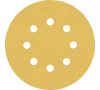 BOSCH Feuille abrasive EXPERT C470 a 8 trous, 125 mm, G 220, 50 pieces 2608901121