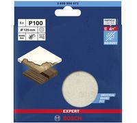 Bosch Accessories EXPERT M480 2608900672 Grille abrasive pour ponceuse excentrique non perforé Grain 100 (Ø x L) 125 mm x 125 mm 5 pc(s)