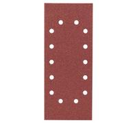 Bosch Accessories Feuille Abrasif pour Ponceuses Orbitales, 14 Trous, 80 Grain, 115mm x 280mm, Lot de 10